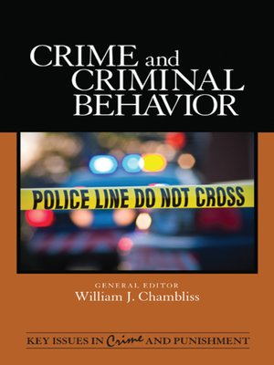 cover image of Crime and Criminal Behavior